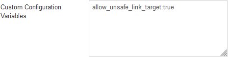 link blank fix