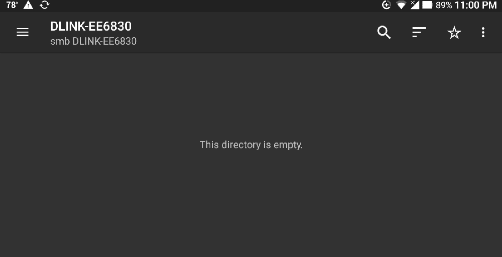 No, this directory is NOT empty! vlc smb missing folders